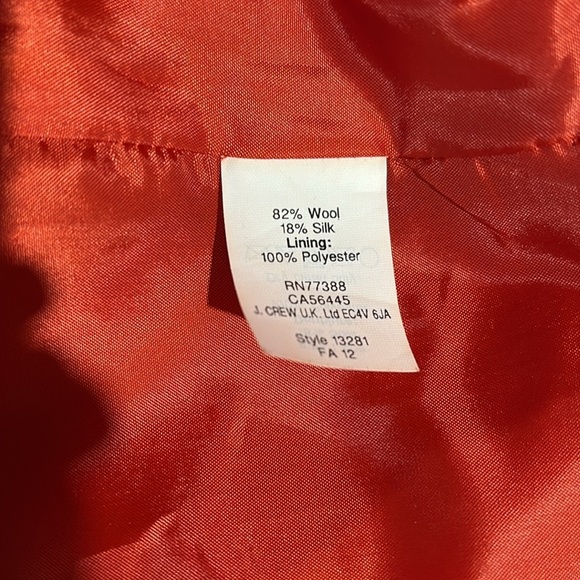 J. Crew Red Sleeveless Dress Size 2 - Picture 4 of 4